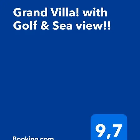 Grand Villa! With Golf & Sea View!! Marbella